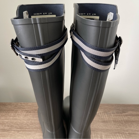 Hunter Original Refined Matte Rain Boot Size 9M Dark Slate Gray - Picture 8 of 11